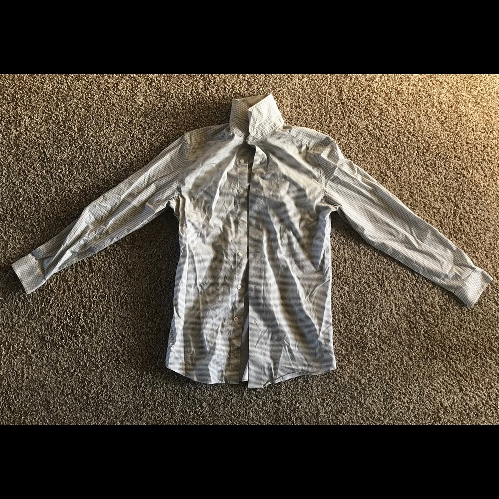 Men’s Apartment 9 Dress Shirt Slim Fit- S White